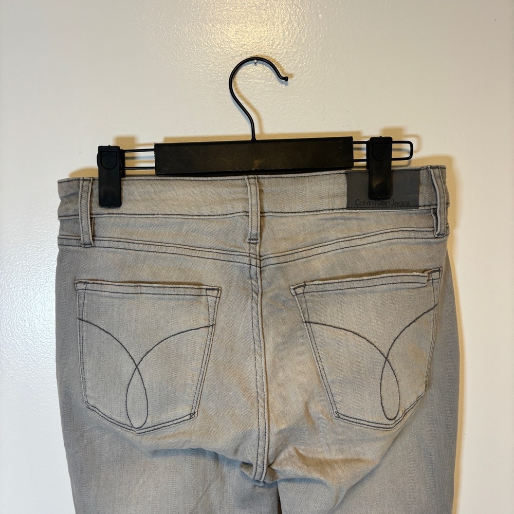 Calvin Klein Jeans ultimate skinny jeans gray women's size 28 X 32 - Picture 4 of 8